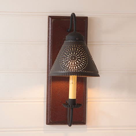 Crestwood Sconce in Americana Plantation Red Image