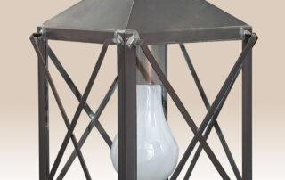 Farmville Hanging Light in period style, handcrafted in Pennsylvania.