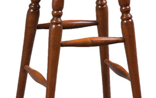 Conestoga Stool with a classic design, ideal for Country or contemporary settings. Available in table, counter, and bar heights.
