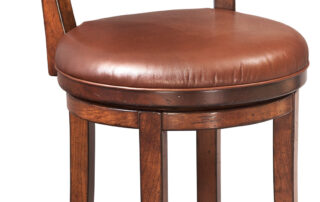 Swivel West Chester Side Stool with upholstered seat and swivel feature, ideal for stylish counter or bar seating.
