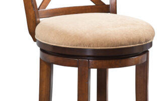 Swivel Hinsdale Stool with versatile design and wood or upholstered seat options, ideal for multiple settings.