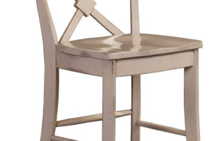 Non Swivel Hinsdale Stool with versatile design, available in wood, fiber, or upholstered seat options. American made.