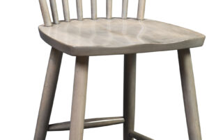 Chicago Stool with clean lines and simple crest, ideal for modern or city apartments. Available in counter and bar height.