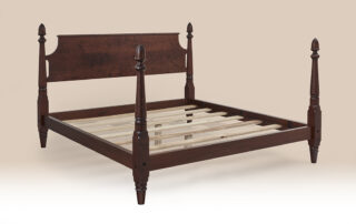 Country Style Bed with rustic elegance, American-made, ideal for cozy and period-style settings.