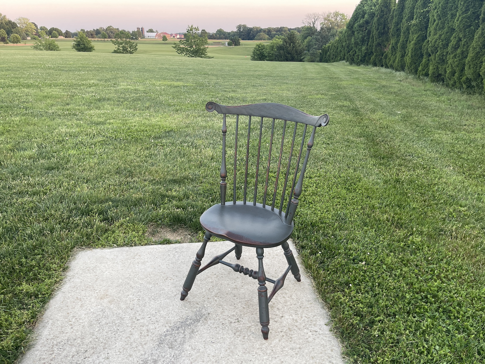 Historical Lancaster Side Fan Back Windsor Chair Image