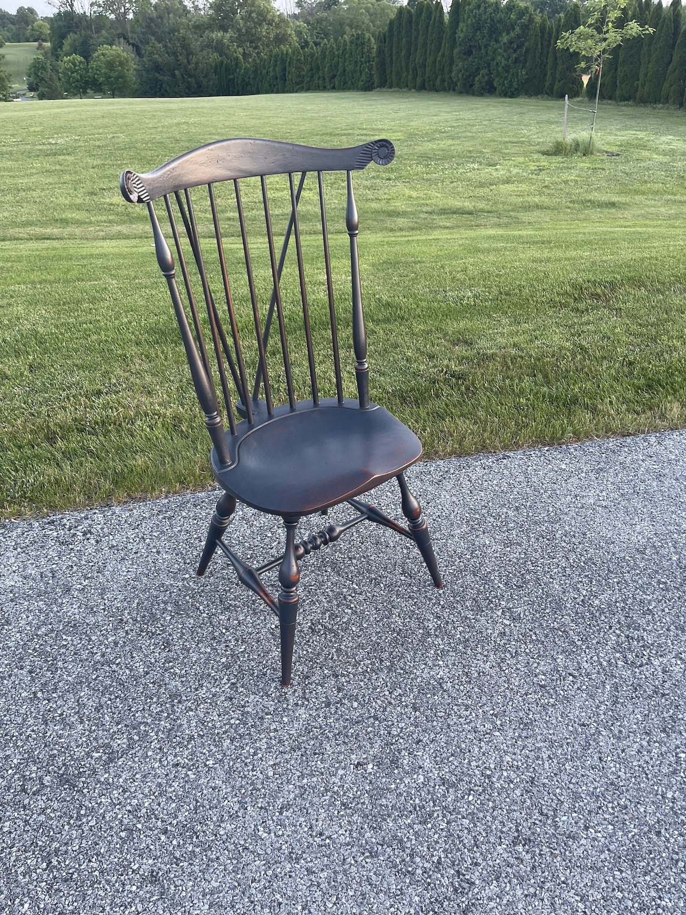 Historical Nantucket Side Windsor Chair with Brace Image