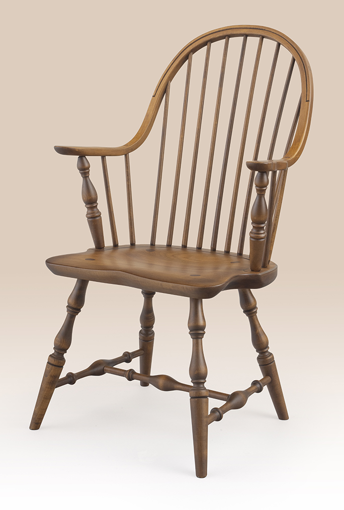 Pennsylvania Made Continuous Arm Windsor Chair Image