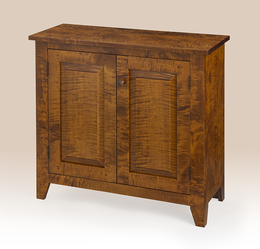 Tiger Maple Wood Shaker Cupboard Image