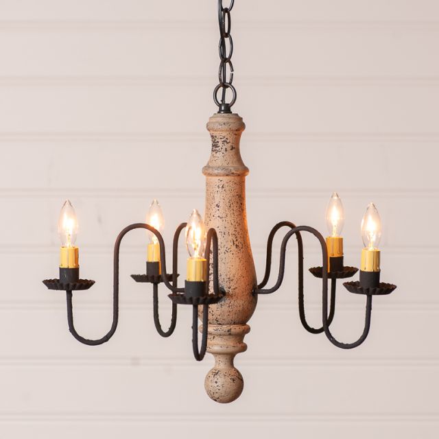 Medium Norfolk Chandelier in Hartford Buttermilk Image