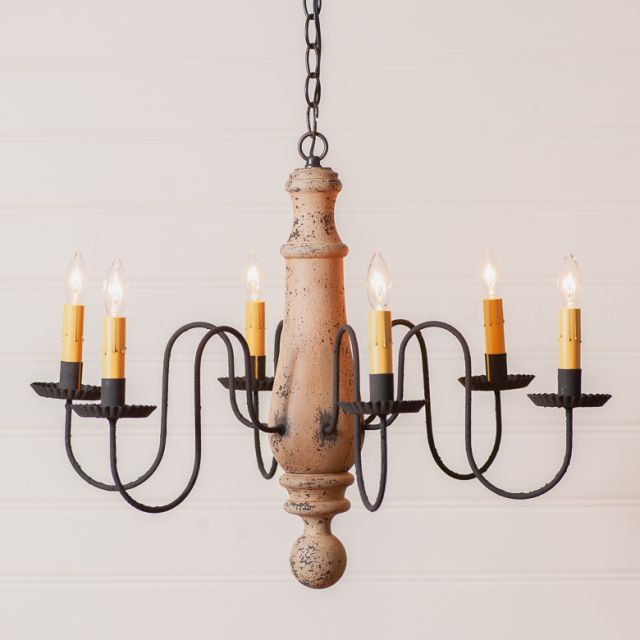 Large Norfolk Chandelier in Hartford Buttermilk Image