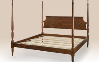 Newton Poster Bed with antique four-poster design, ideal for period-style and colonial settings.