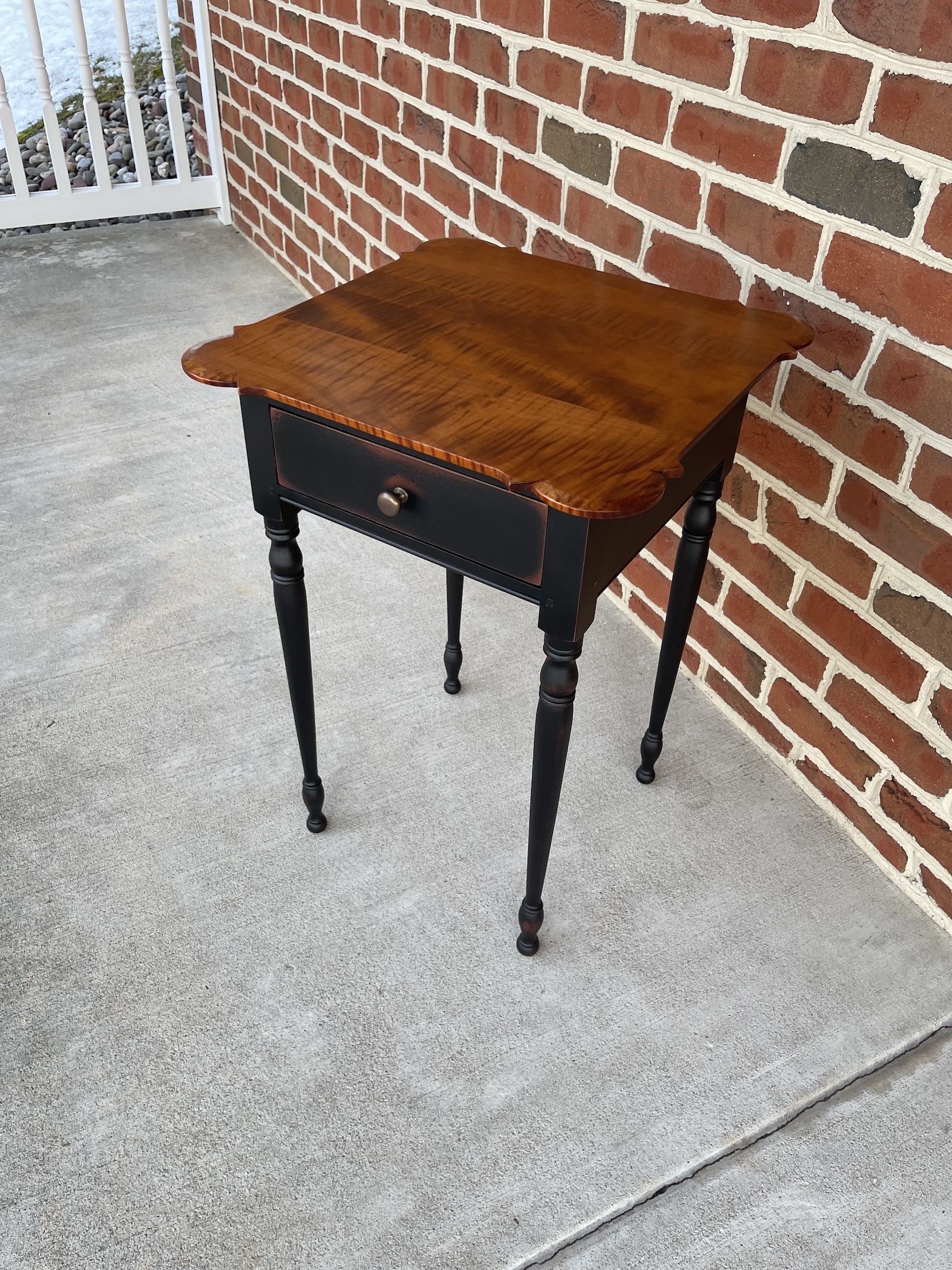 American Made One Drawer Side Table - Sold-image