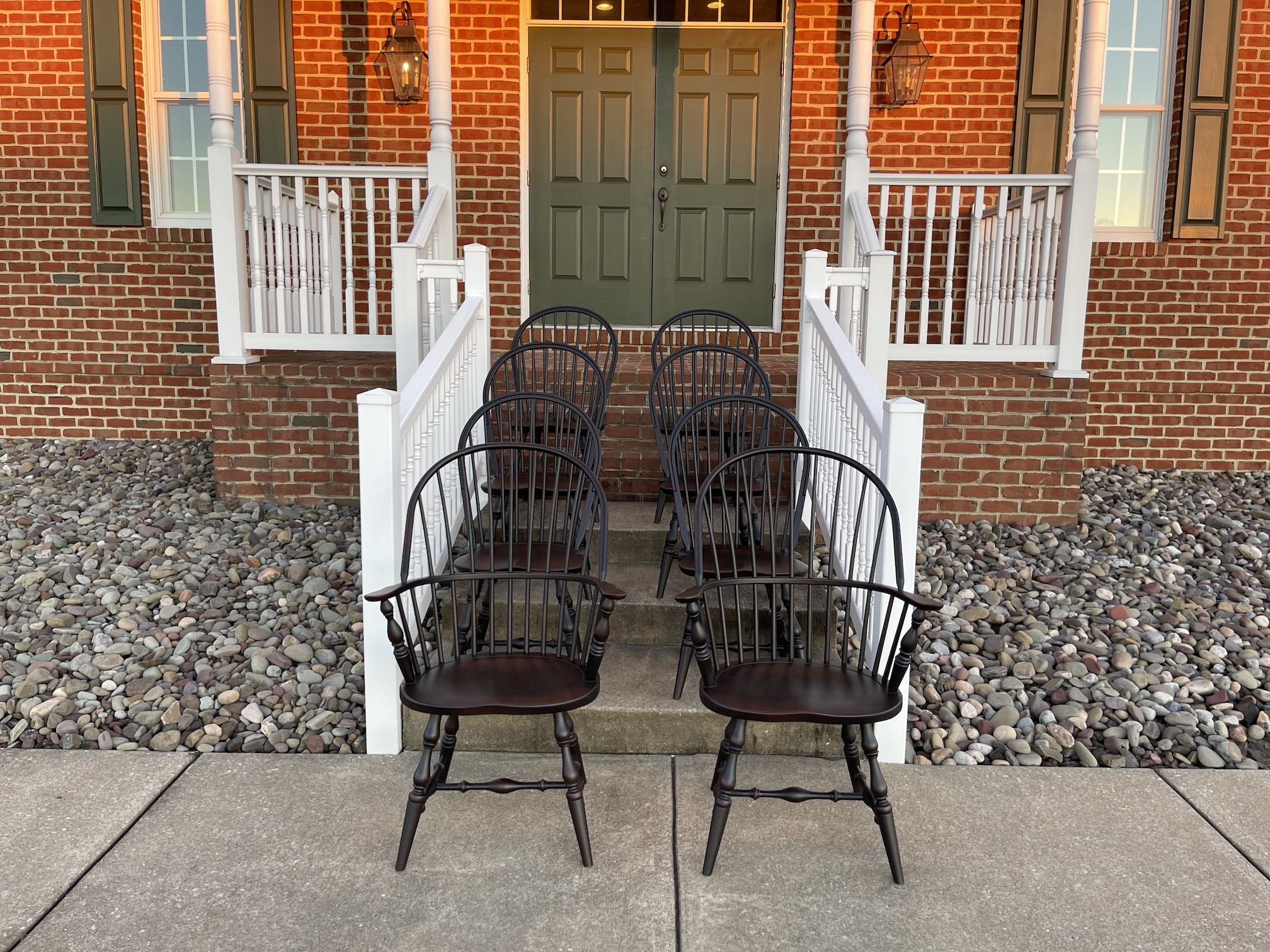 Eight Windsor Chairs Image