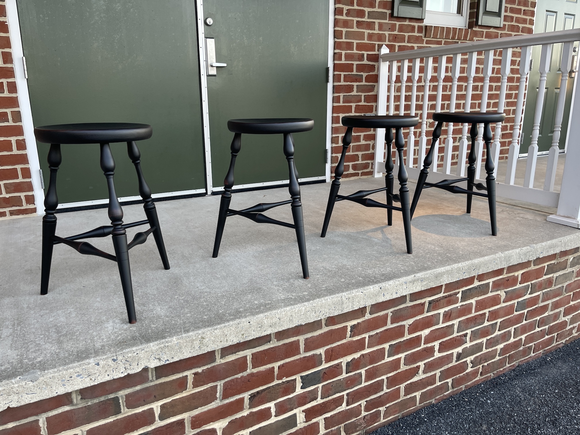 Four Historical PA Counter Stools Image