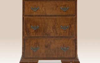 Historical Wyomissing Stand with ogee feet, dovetailed drawers, and traditional design.