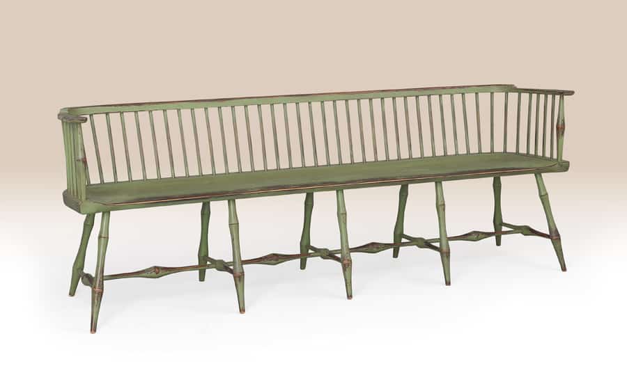 Historical Greenwich Low-Back Bench-image