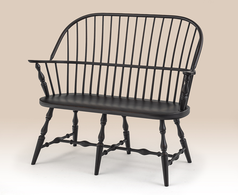 Sack-Back Windsor Settee-image