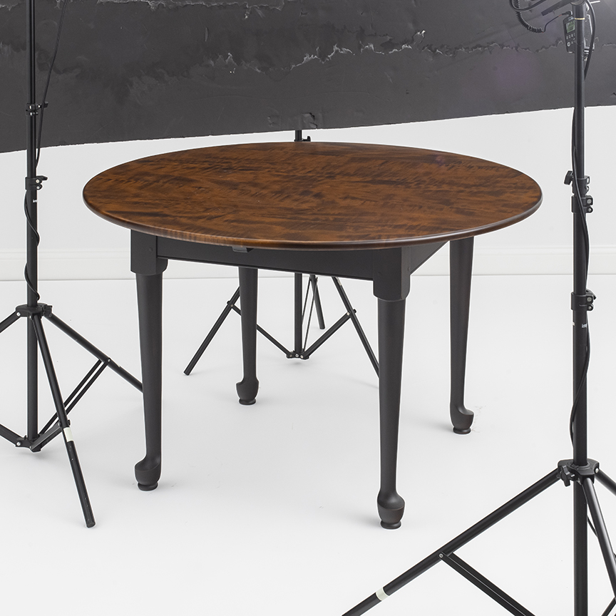 48in Round Queen Anne Farm Table-image