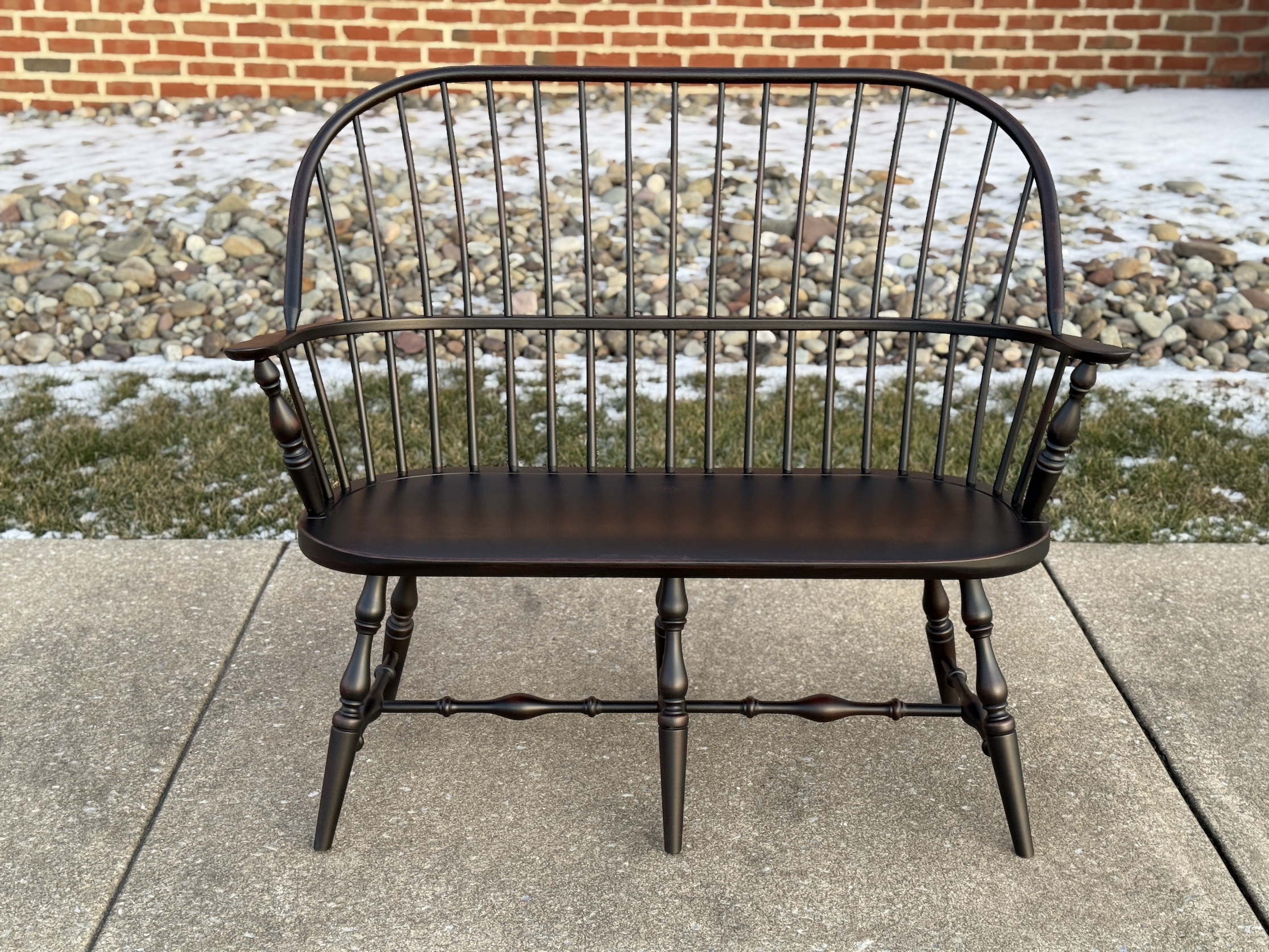 Pennsylvania Made Sack Back Settee-image