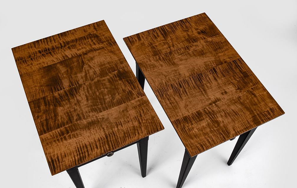 Pair of Simple Country Stands
