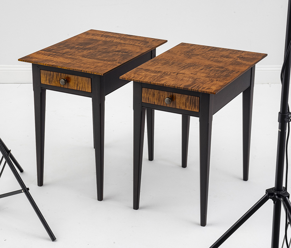 Pair of Simple Country Stands - 1 Left - $875 for one-image