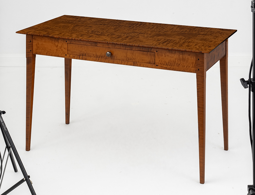 Tiger Maple Wood Desk - Sold-image