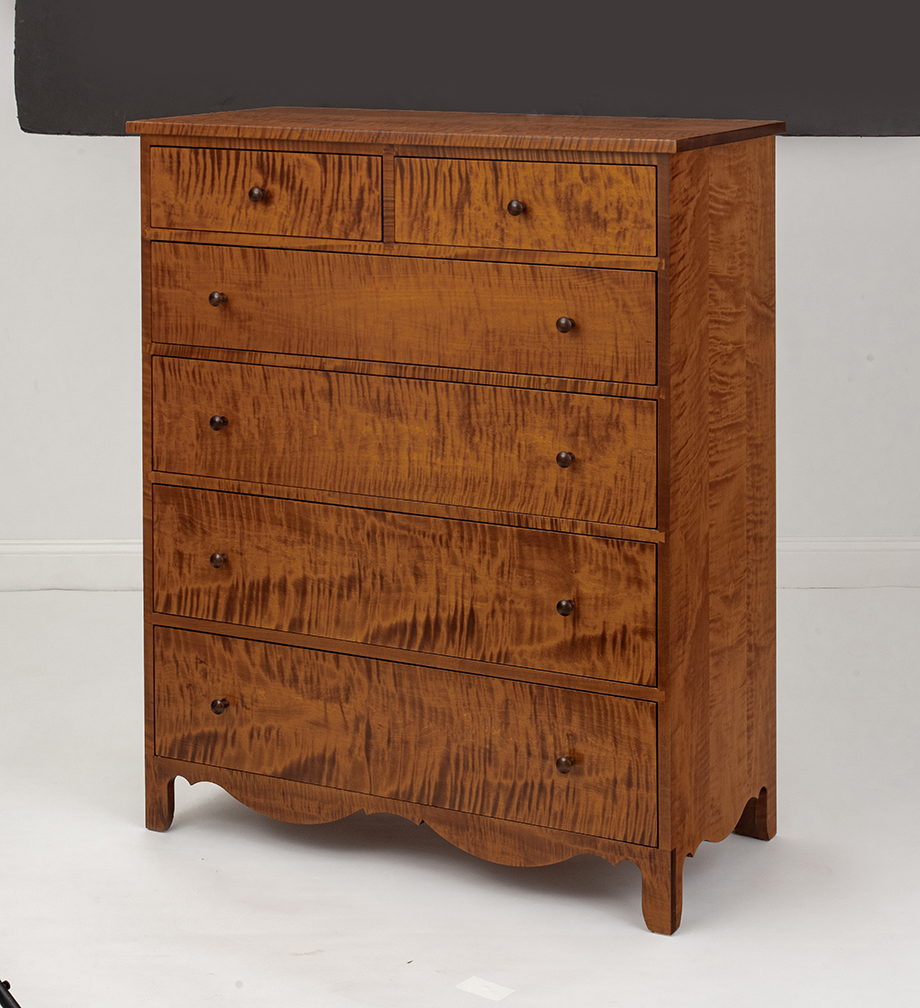 Shaker Tall Chest of Drawers-image