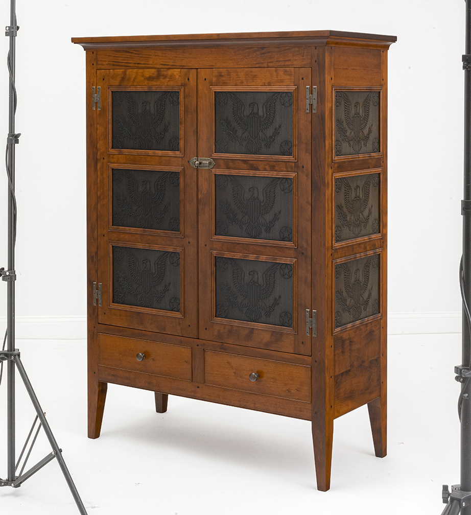 Cherry Wood Richmond Pie Safe-image