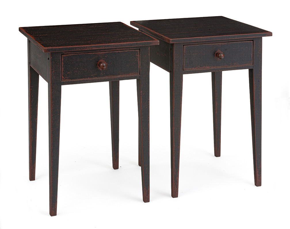 2 Primitive One Drawer Stand-image
