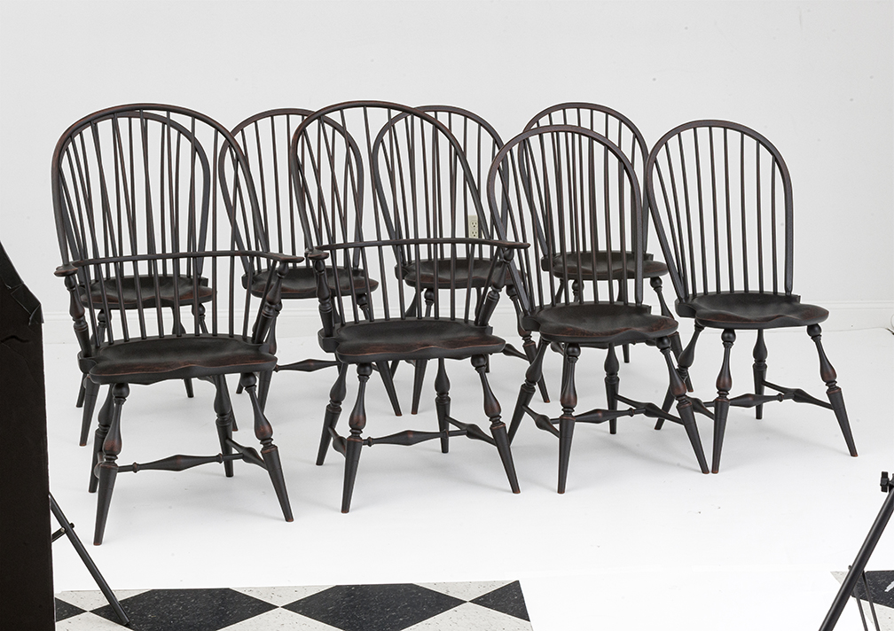 8 Historical Dining Windsor Chairs-image