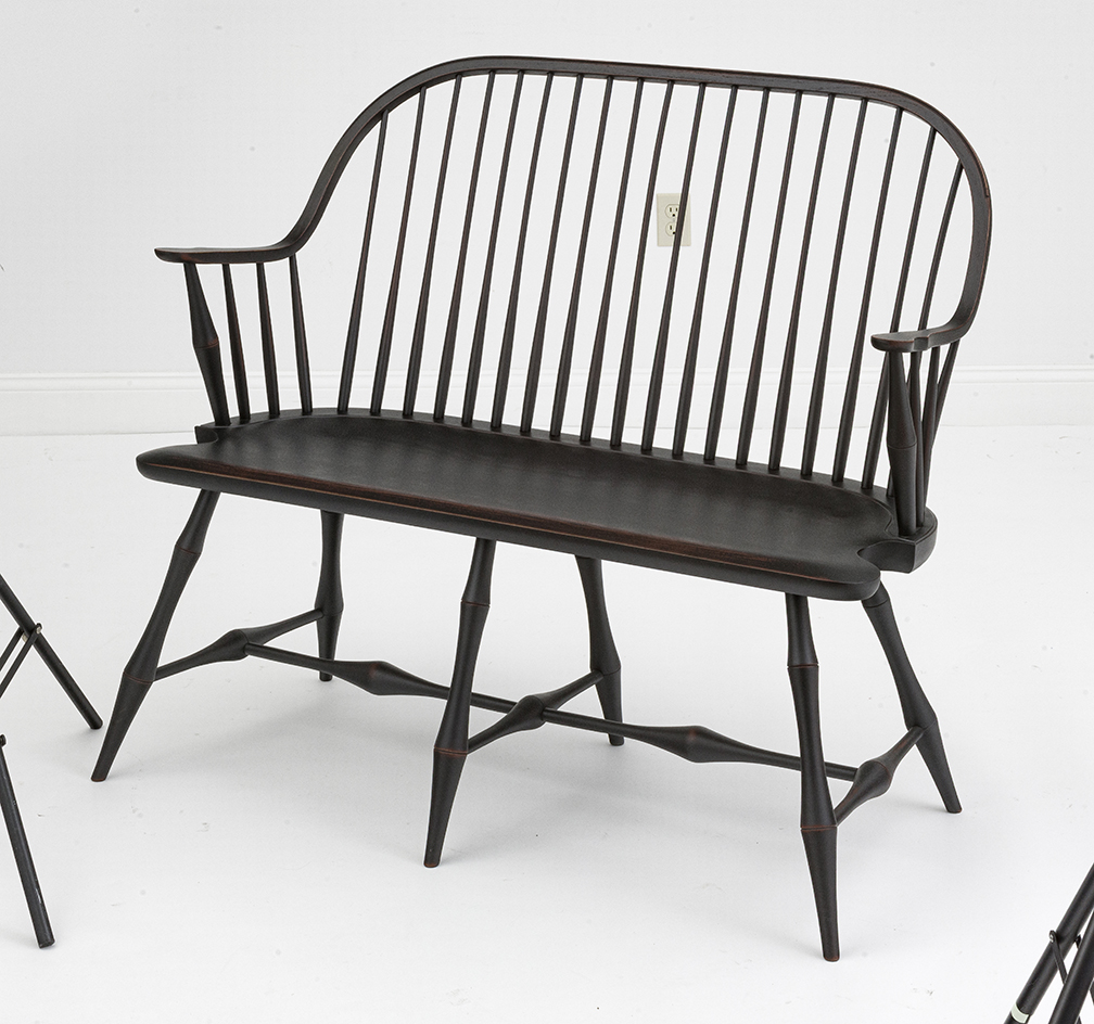 American Made Historical Nantucket Windsor Bench-image