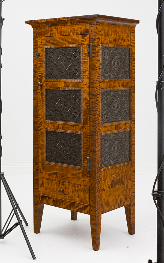 Tiger Maple Lancaster Pie Safe-image