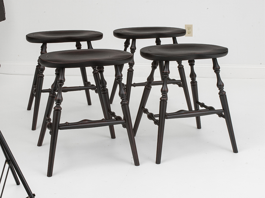 Four Backless Stools-image